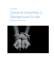 General Assembly 1 Background Guide