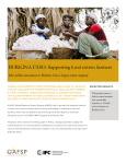 BURKINA FASO: Supporting local cotton farmers