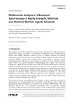 Multivariate Analysis in Vibrational Spectroscopy of