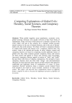 Competing Explanations of Global Evils: Theodicy, Social Sciences