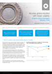 Access global equities with lower volatility