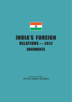 INDIA`S FOREIGN - The Ministry of External Affairs
