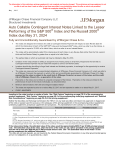 Auto Callable Contingent Interest Notes Linked to the Lesser