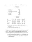 The income statement and balance sheet for Galaxy Interiors (for