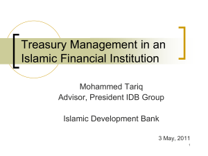 Issues in Islamic Liquidity Management
