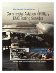 Aviation + Military EMC Testing Services