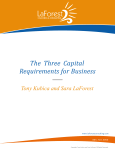 The Three Capital Requirements for Business