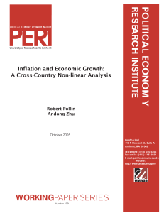 Inflation and Economic Growth