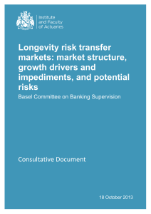 Longevity risk transfer markets: market structure, growth drivers and