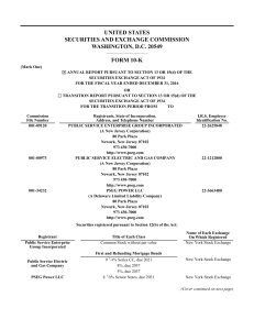 2016 Form 10-K - PSEG Investor Relations