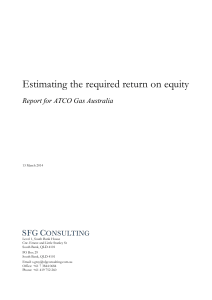 Estimating the required return on equity