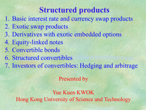 Basic interest rate and currency swap products