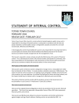 statement of internal control