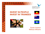 invest in people invest in trainees