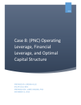 Case 8: (PNC) Operating Leverage, Financial Leverage