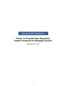 Primer on Proposed New Regulatory Capital Framework