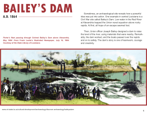 bailey`s dam ad 1864