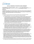 mutual confidentiality/non-disclosure agreement