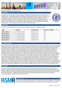 Standard Life MyFolio Market Funds