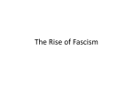 The Rise of Fascism