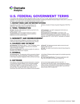 US Federal Government Addendum