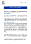 Last update - February 2012 food security in the wto WTO rules The
