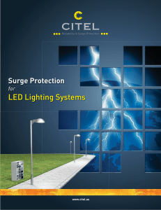 LED Lighting Systems - CITEL Surge Protection
