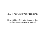 4.2 The Civil War Begins