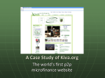 Kiva.org case study PowerPoint presentation