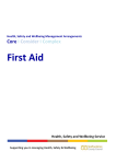 First Aid - Cheadle Primary School