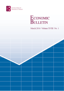 March Economic Bulletin - Central Bank of Trinidad and Tobago
