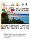 Bulletin 1 After the success in Sicily with Five + Five Days (October