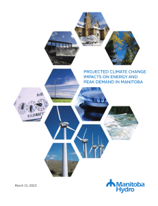 projected climate change impacts on energy and peak demand in