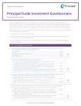 Funds Investment Questionnaire