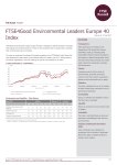 FTSE4Good Environmental Leaders Europe 40 Index