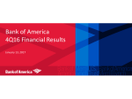 Bank of America 4Q16 Financial Results