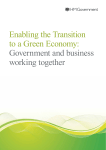 Enabling the Transition to a Green Economy: Government and
