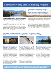 Sacramento Valley Salmon Recovery Program