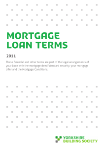mortgage loan terms - Yorkshire Building Society