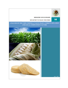 ministry of economy analysis of the corn