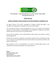 press release - Nigeria Governors` Forum