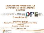 Structures and Principles of SOE Governance on BRICS Member