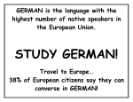 why study german