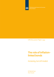 The role of inflation-linked bonds Increasing, but still modest