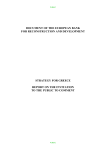 document of the european bank for reconstruction and