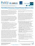 The Political Economy of Social Pension Reform in Asia