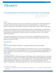 Policy Banning Recommendations Associated with Credit