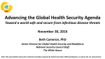 Advancing the Global Health Security Agenda
