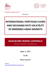 international portfolio flows and exchange rate volatility in emerging