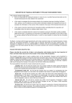 DESCRIPTION OF FINANCIAL INSTRUMENT TYPES AND